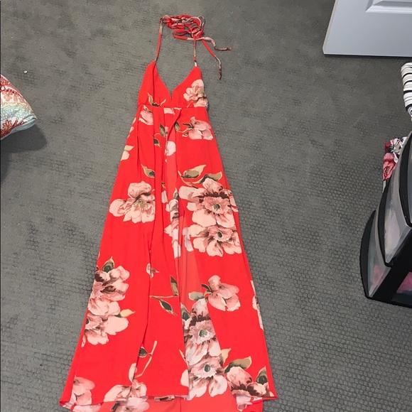 Red maxi dress - Picture 2 of 2